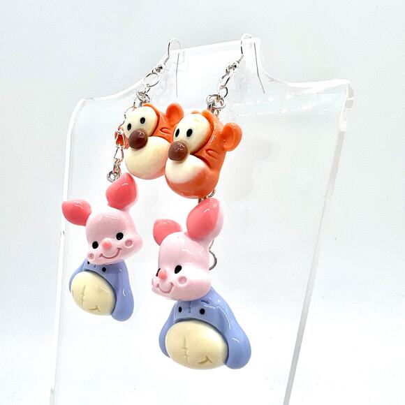 Pooh Pals Earrings - Tigger Earrings - Piglet Earrings - Eeyore Earrings - Picture 5 of 10